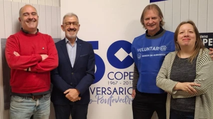 David Russell y el Banco de Alimentos en COPE Vigo