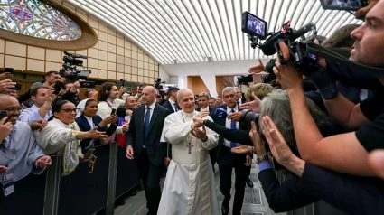 Audiencia del Papa con los periodistas que han cubierto el cónclave