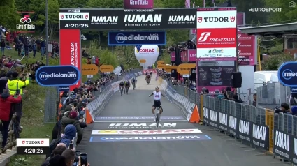 El español firmó la primera victoria de etapa en una grande este viernes en el Giro.