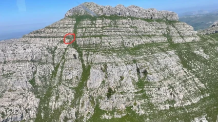 Zona en la que ha tenido lugar el accidente.