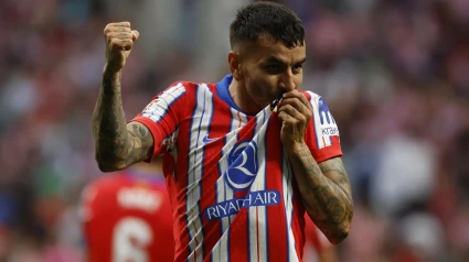 Correa celebra el 4-1 del Atlético - Betis
