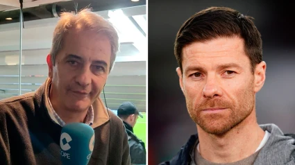 Manolo Lama y Xabi Alonso