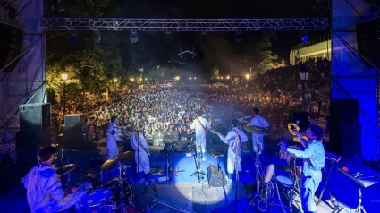Actividad de la novena edición de la Noche en Blanco de Granada