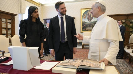 Vance con el Papa León XIV