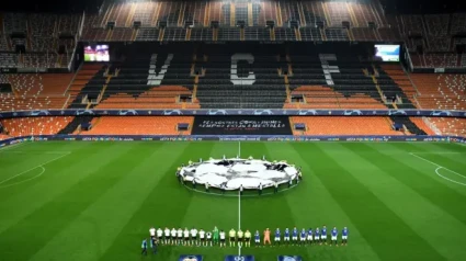 El último partido en Europa fue ante la Atalanta en marzo de 2020