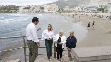 La presidenta de la Diputación de Castellón, Marta Barrachina, visita Oropesa del Mar
