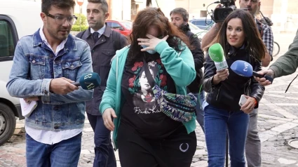 Llegada de Natalia Torices, "La reina de la burundanga" al Juzgado de León