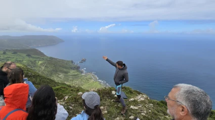 Una de las vistas del Xeoparque, desde Garita de Herbeira