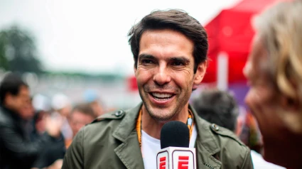 Kaká, haciendo acto de presencia en el circuito de Interlagos durante 2024