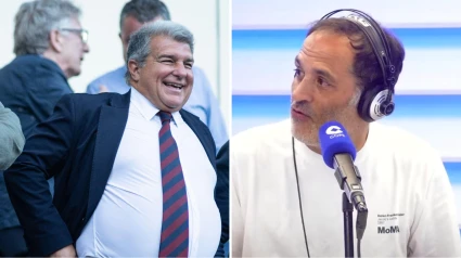 Joan Laporta y David Sánchez