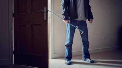 Un ladrón accede a una casa para robar