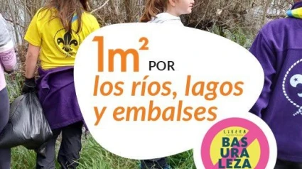 Cartel informativo sobre la recogida de "basuraleza"