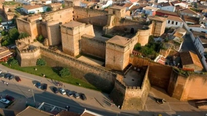 Vista aérea del Castillo de Niebla