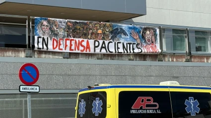Pancarta artístico reivindicativa
