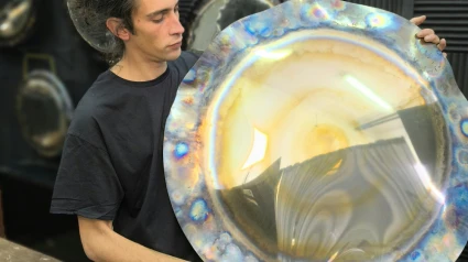 Adrián Lenhardy, empresario y fabricante de gongs en ´Harmony Gongs´