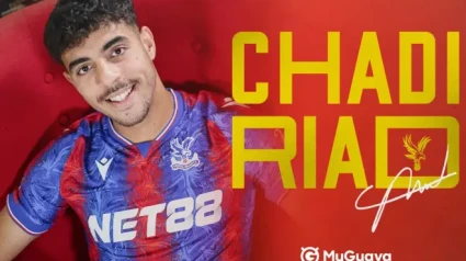 Chadi Riad cuando fichó por el Crystal Palace