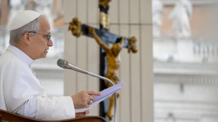 El Papa León XIV en su primera audiencia general