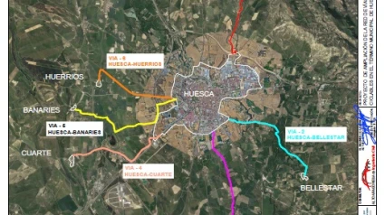 MAPA VÍAS CICLABLES