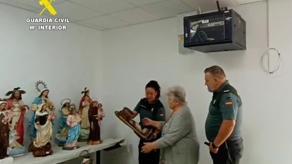 Recuperan más de 50 imágenes sacras