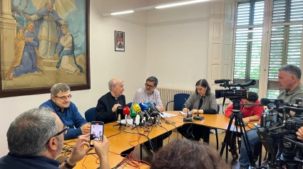 Rueda de prensa del administrador apostólico de la Diócesis de Lleida, Salvador Giménez