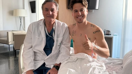 Sergi Canós, tras ser operado