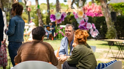 El Parque Grande vuelve a acoger una nueva edición de 'Zaragoza Florece'.