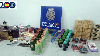 Material incautado en Zamora