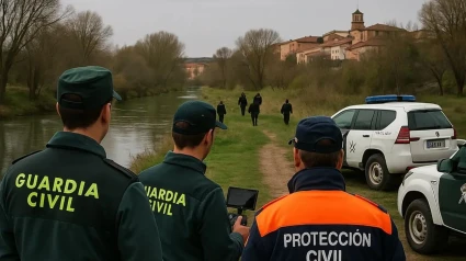 Los agentes peinan el Duero buscando al vecino de 73 años desaparecido ayer