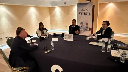 Andrés Calvo, Cristina Peña, Ramón Brinquis, Raúl Barreto, miembros de la junta directiva de ASINCA