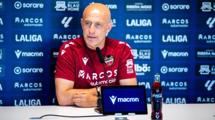Calero, en la previa del partido en Burgos