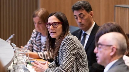 22/05/2025 La ministra Ester Molné durante la sesión de Consell General..El departamento de Política Lingüística del Gobierno de Andorra ha abierto 30 expedientes por incumplimientos de la ley del catalán que en dos ocasiones han terminado con la imposición de una sanción.POLITICA CONSELL GENERAL / SERGI PÉREZ