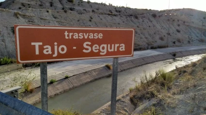 Canal del trasvase Tajo-Segura en una imagen de archivo