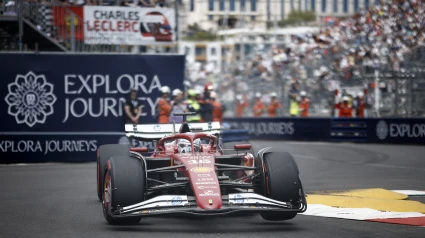 Leclerc en el Gran Premio de Mónaco