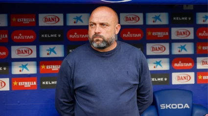 Manolo González, durante el encuentro ante Las Palmas