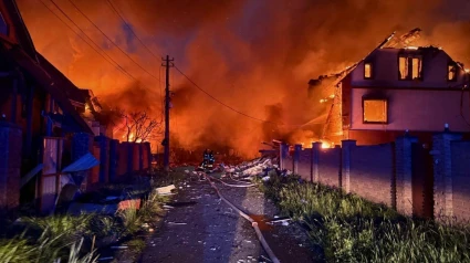 Así han quedado las zonas atacada durante la noche por drones rusos