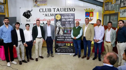 Presentación de la novillada de Almodóvar del Campo para celebrar el Día de la Provincia