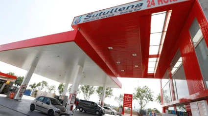 Imagen de la gasolinera de Lorca en la que ocurrió el crimen