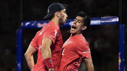 Galán y Chingotto celebran la victoria en Paraguay