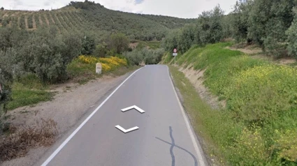 Lugar en el que se ha producido el accidente mortal en Iznájar