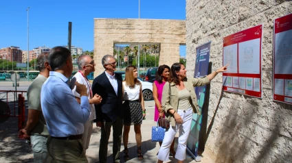 El consejero de Salud en al presentación del proyecto de ampliación de San Diego el pasado julio