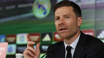 Xabi Alonso, en su primera rueda de prensa como entrenador del Real Madrid