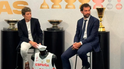 Sergio Llull, durante el acto de su despedida de la selección española de baloncesto