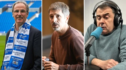 Bixio Gorriz, Aitor López Rekarte y Mauri Idiakez evalúan a la Real Sociedad