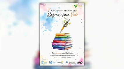 Cartel del VII Certámen de microrrelatos para adolescentes 'Razones para Vivir'
