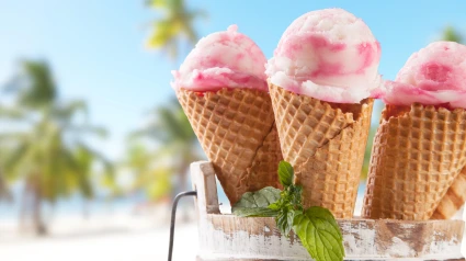 Helados, imagen de archivo