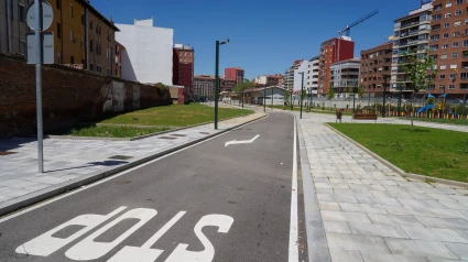 Nuevos viales del entorno de la estación de Feve en León