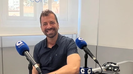 Miguel Ángel Serna, en los estudios de COPE