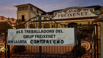 La huelga continuará toda de la semana en Freixenet