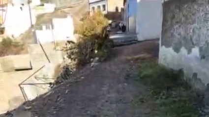 Bety, mujer discapacitada que no puede acceder a su vivienda