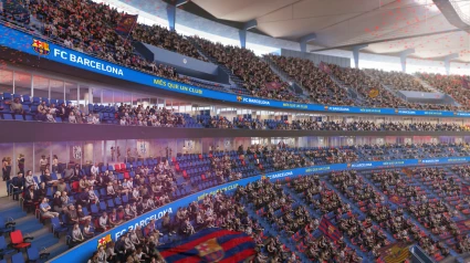 Imagen de lo que sería el nuevo Camp Nou